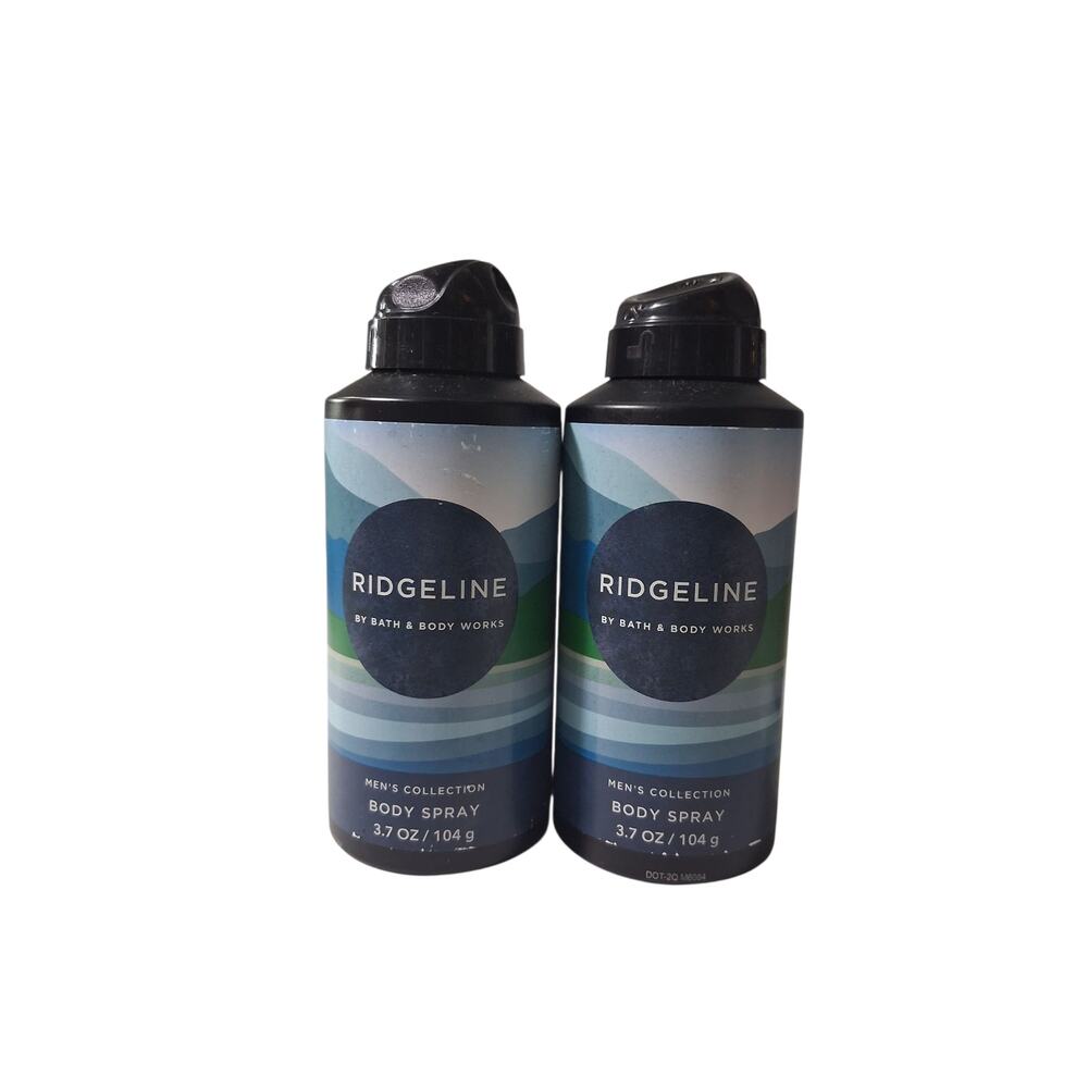 Ridgeline Men's Bath & Body Works Discontinued Rare 2pcs Bundle of Body‎ Spray